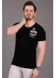 Darth Vader Baskılı Cepli Siyah T-Shirt