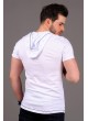 Tüy Baskılı Beyaz T-shirt