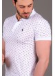 Damla Desen polo Yaka Beyaz T-shirt