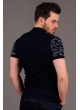 Kırçıllı Polo Yaka Lacivert T-shirt