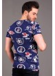 91 Baskılı Lacivert T-shirt