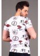 91 Baskılı Beyaz T-shirt