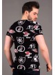 91 Baskılı Siyah T-shirt