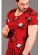 91 Baskılı Kırmızı T-shirt