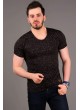 Benekli Kahve T-shirt