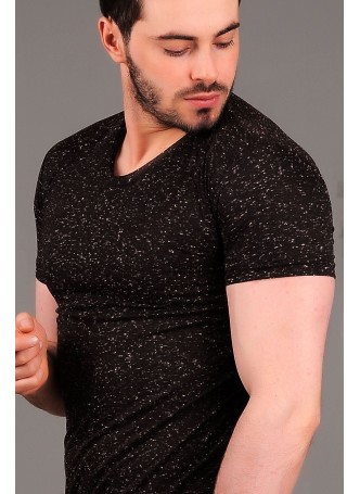 Benekli Kahve T-shirt