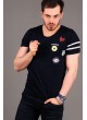 Apoletli Lacivert T-shirt