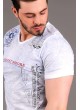 North Baskılı Açık Mavi T-shirt