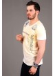 North Baskılı Sarı T-shirt