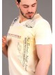 North Baskılı Sarı T-shirt