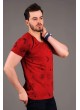 Baskılı Kırmızı T-shirt