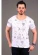 Baskılı Beyaz T-shirt