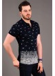 Martılı Polo Yaka Lacivert T-shirt