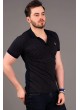 Petek Desen Lacivert Polo Yaka T-shirt