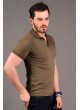Petek Desen Haki Polo Yaka T-shirt