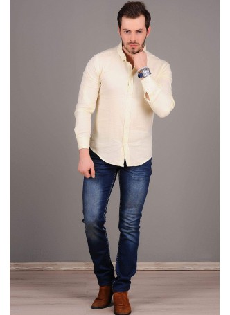 Lacivert Yıkamalı Denim