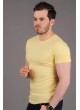O Yaka Basic Sarı T-shirt