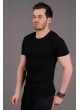 O Yaka Basic Siyah T-shirt