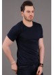 O Yaka Basic Lacivert T-shirt