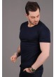 O Yaka Basic Lacivert T-shirt
