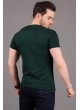 V Yaka Basic Yeşil T-shirt