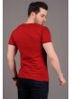 V Yaka Basic Kırmızı T-shirt