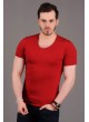 U Yaka Basic Kırmızı T-shirt