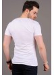 U Yaka Basic Beyaz T-shirt