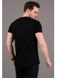 Stamp Baskılı Siyah T-shirt
