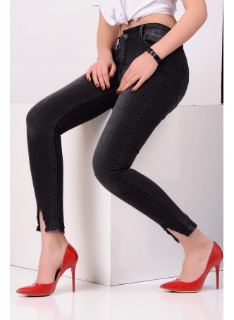 Merdiven Paça Siyah Denim