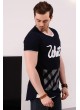 White Baskılı Lacivert T-shirt