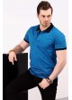 Martılı Polo Yaka Mavi T-shirt