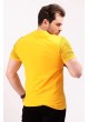 Petek Desen Sarı Polo Yaka T-shirt