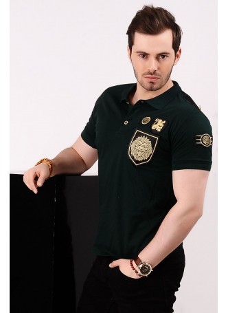 Aslan Armalı Yeşil T-shirt