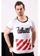 Baskılı Beyaz T-Shirt