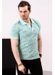 Petek Desen Nilyeşili Polo Yaka T-shirt
