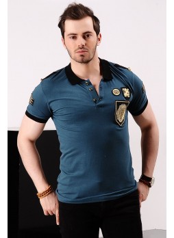 Aslan Armalı Petrol T-shirt