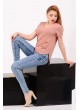 Gül Kurusu Renkli T-shirt