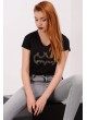 Batman Taşlı Siyah T-shirt