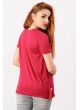 Taşlı Fuşya T-shirt