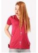 Taşlı Fuşya T-shirt