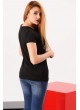 Super Taşlı Siyah T-shirt
