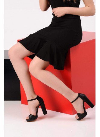 Fırfırlı Balık Siyah Etek