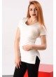 Fitilli Beyaz T-shirt