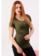 Fitilli Yeşil T-shirt