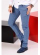 Açık Mavi Çizgili Erkek Denim