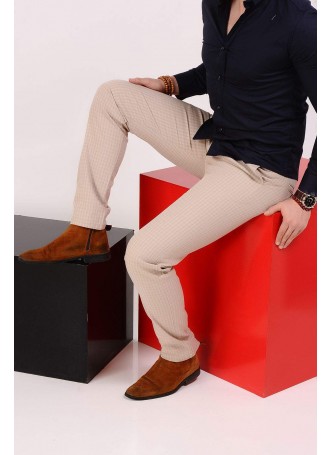 PitiKareli Krem Pantolon