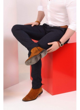 Klasik Cep Lacivert Pantolon