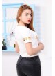 Sweet Altın Baskılı Beyaz T-shirt