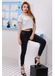 Pullu Cep Beyaz T-shirt